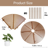 Stake-Supported Soil Guard | Drip Depot