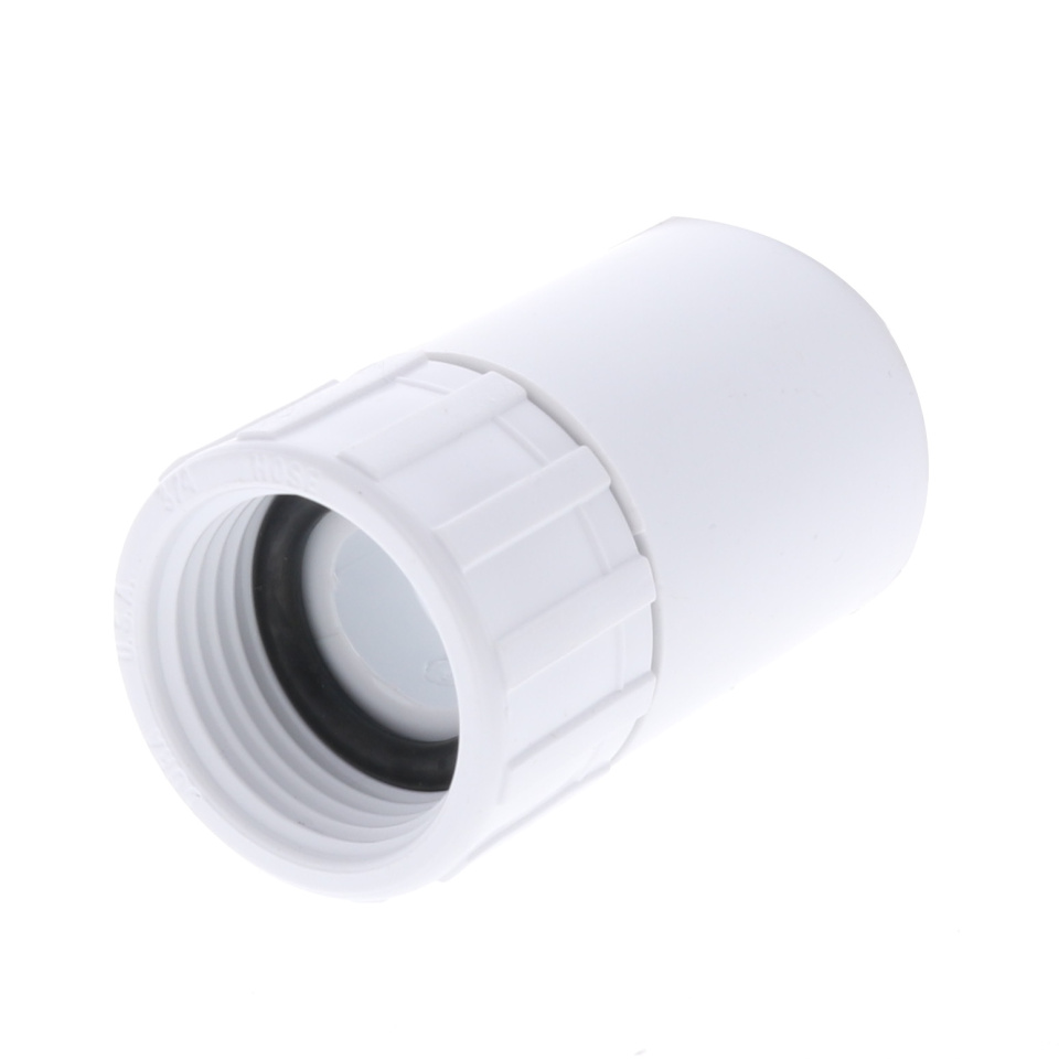 Pvc Adaptor Socket Schedule 40 PVC Adapter - Slip x FHT Swivel - Slip Size : 3/4
