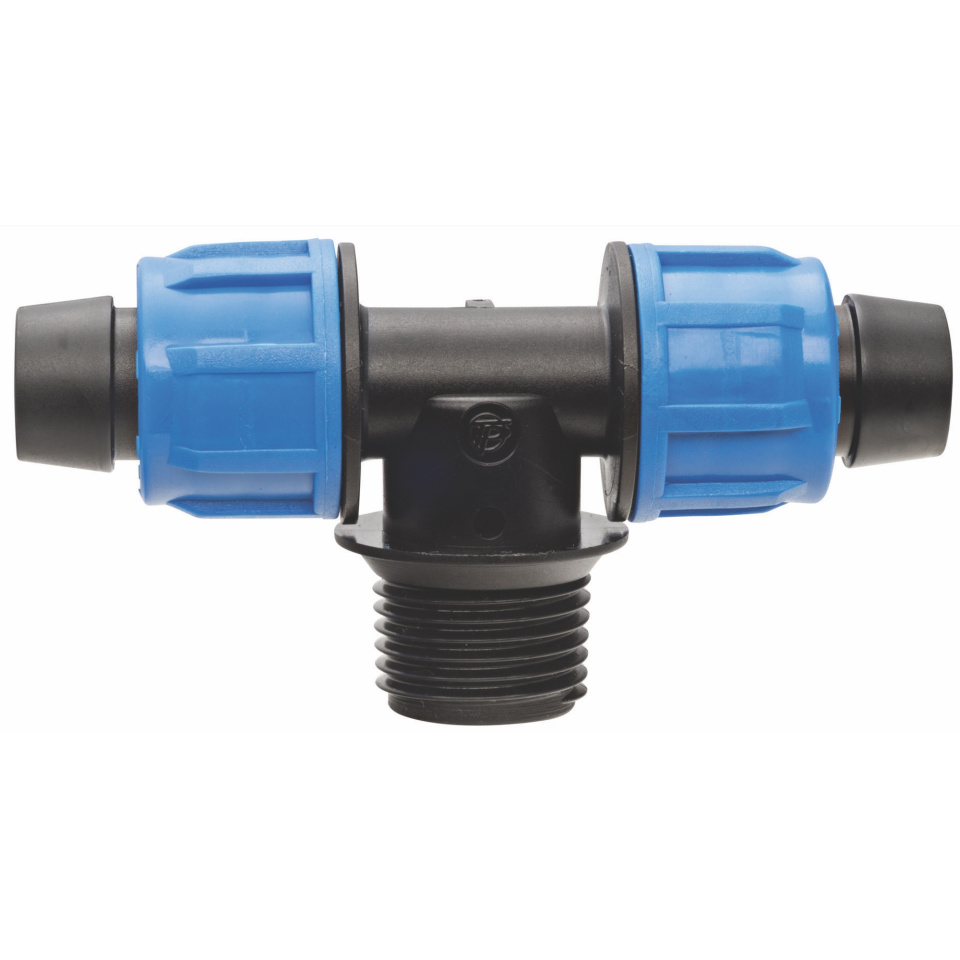 FlexNet Tee Start Connector - Drip Tape Size : 5/8