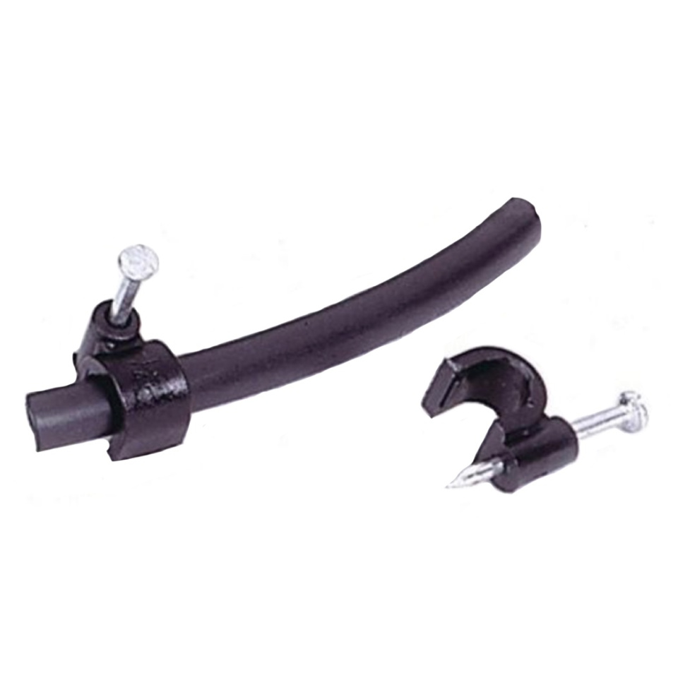 Irrigation Tubing Clip with Nail - Size : 1/4