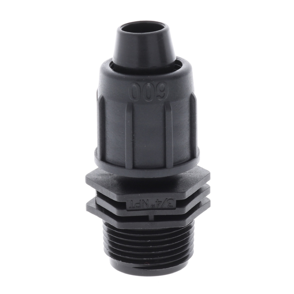 Perma-Loc Tubing Male Pipe Threads Adapter - Thread Size : 3/4