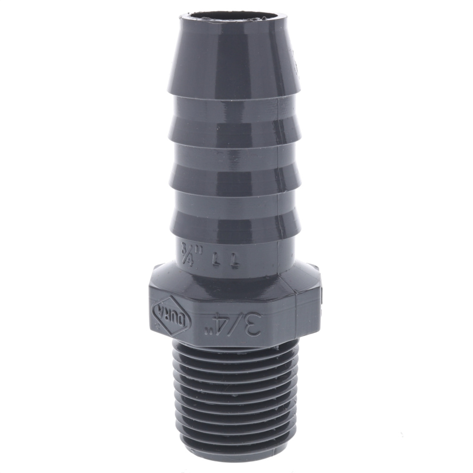 Threads x Barb Tubing Coupling Adapter - Thread Size : 1/2