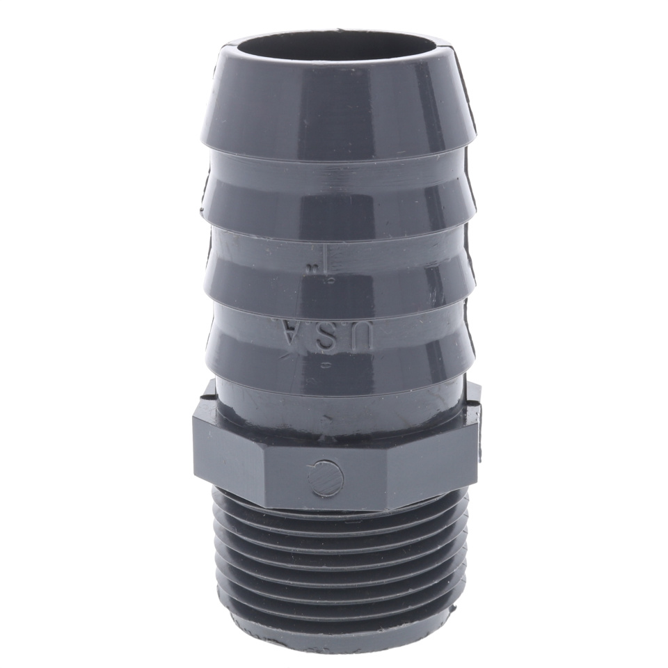 Threads x Barb Tubing Coupling Adapter - Thread Size : 3/4