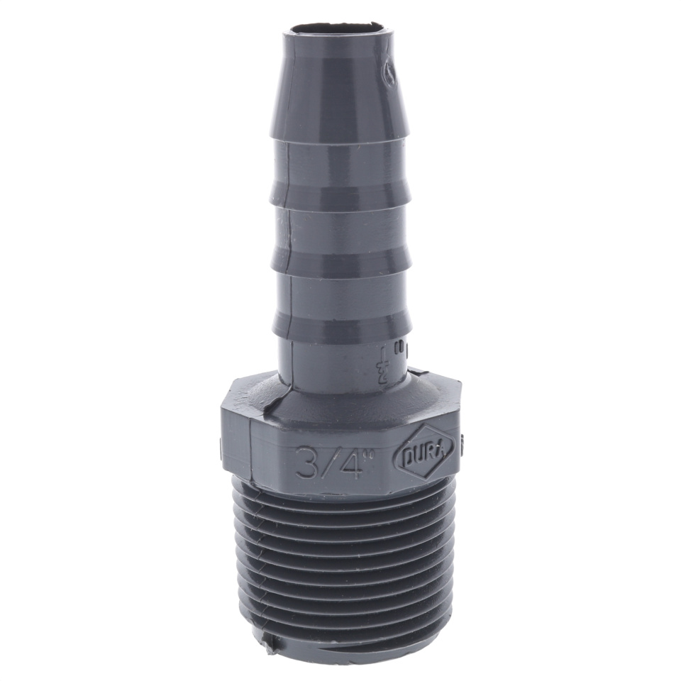 Threads x Barb Tubing Coupling Adapter - Thread Size : 3/4