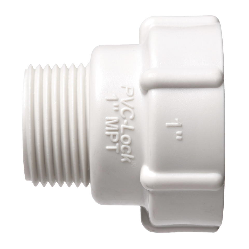 Pvc Coupling Lock PVC-Lock Adapter - PVC-Lock x MPT - Size : 1