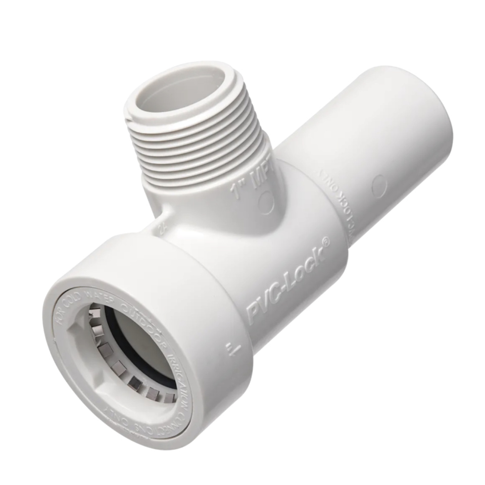 PVC-Lock Manifold Tee - Size : 1