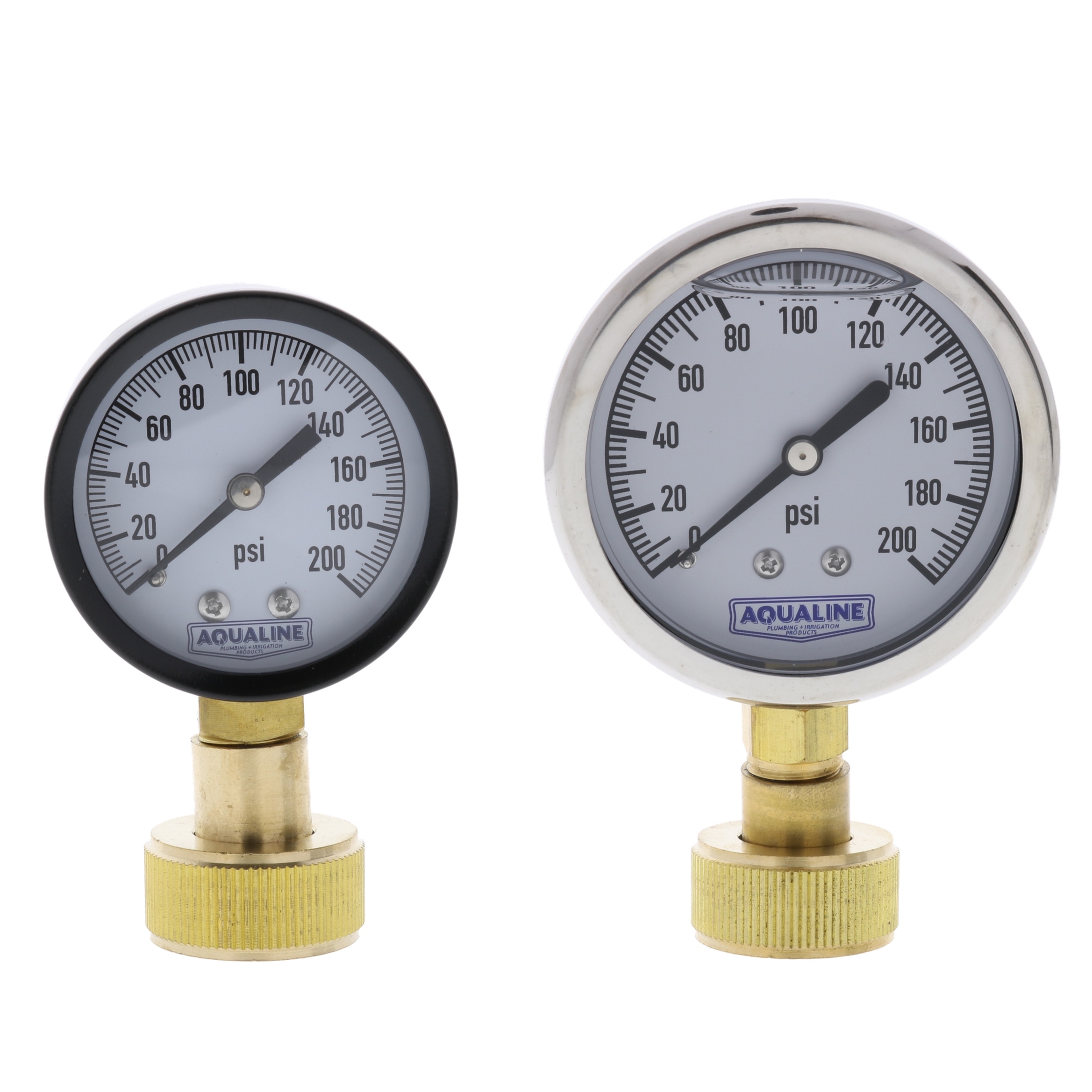 Aqualine 0-200 PSI Pressure Gauge