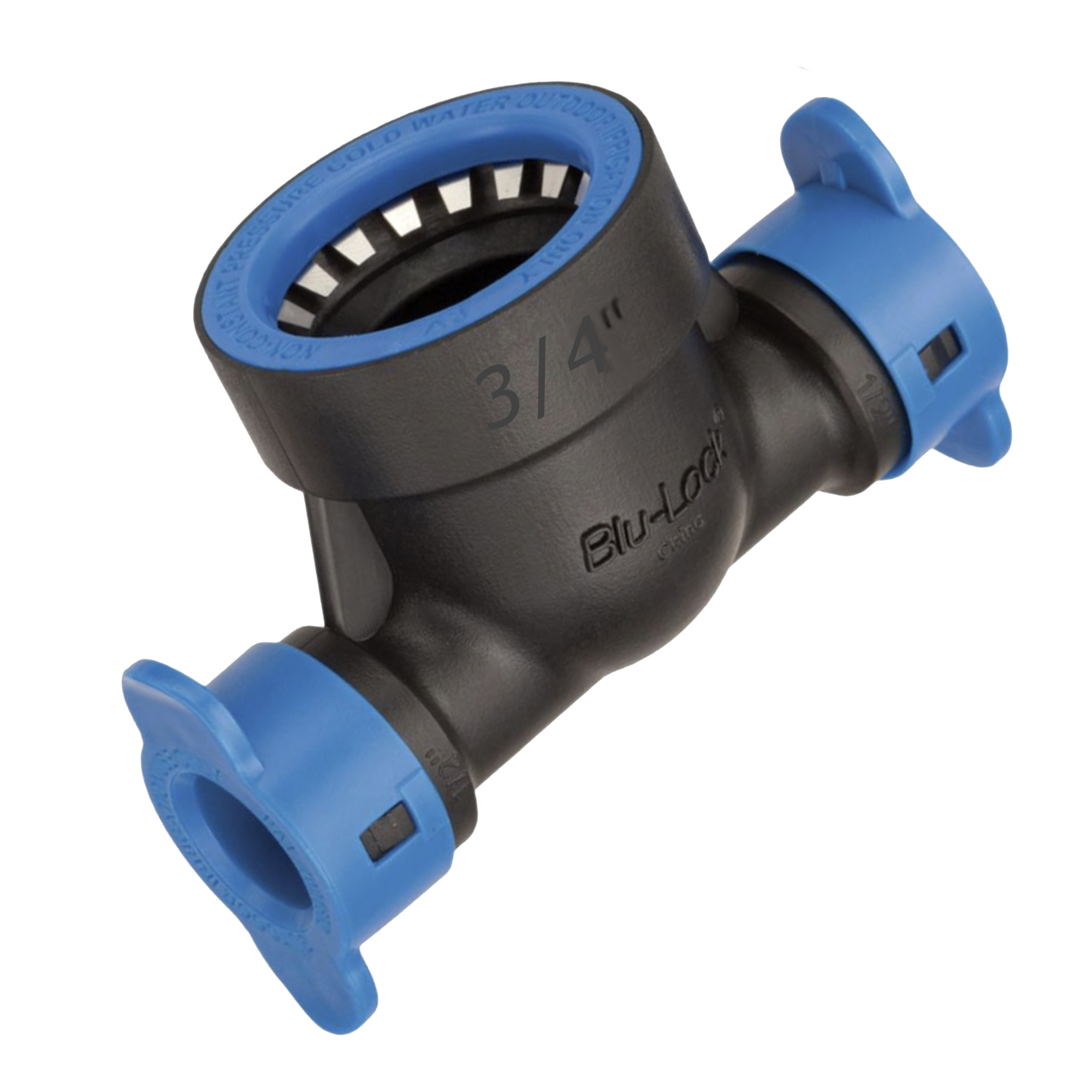 Hydro-Rain Blu-Lock Bullhead Tee - Size : 3/4