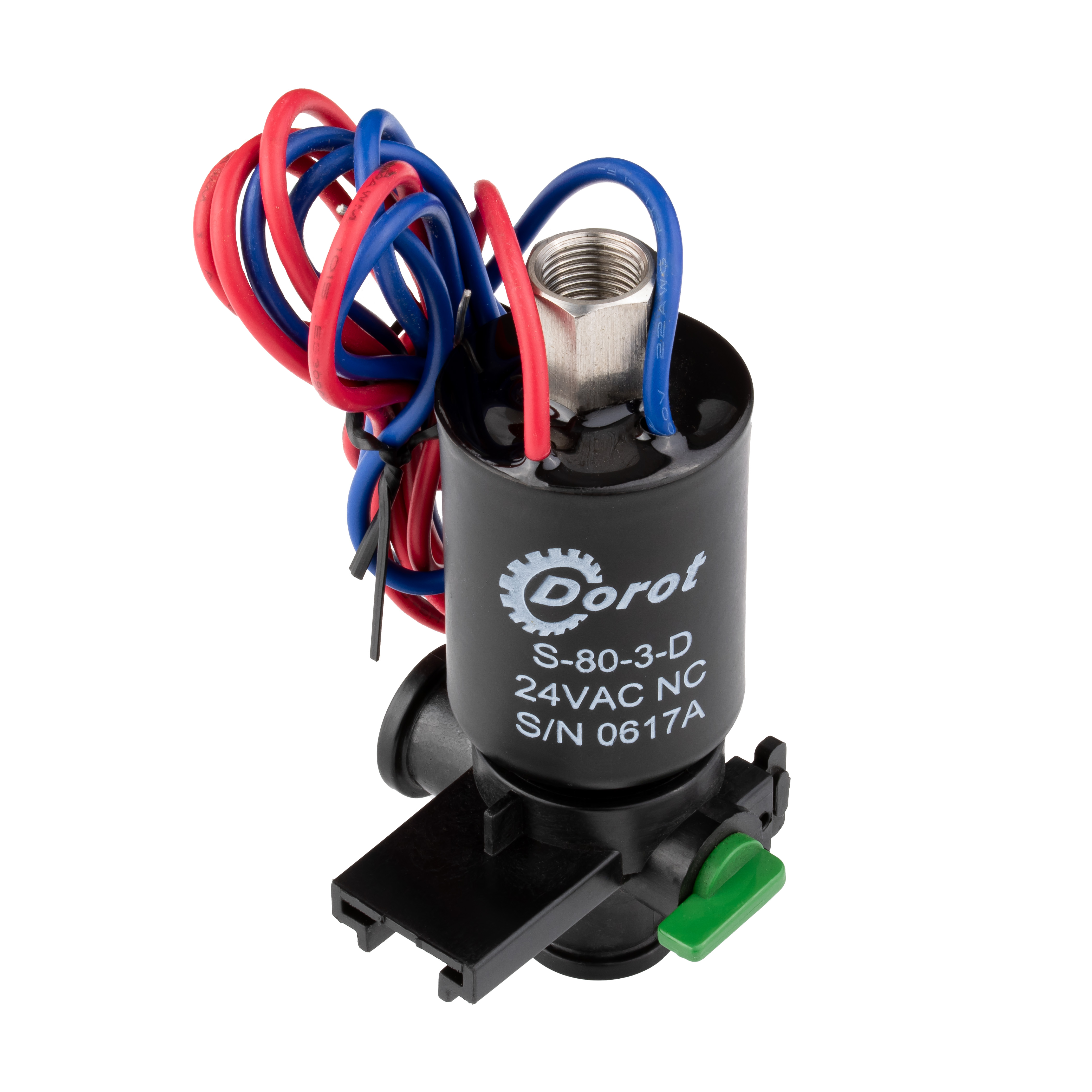 Netafim Replacement 24VAC Solenoid w/3 Way Base