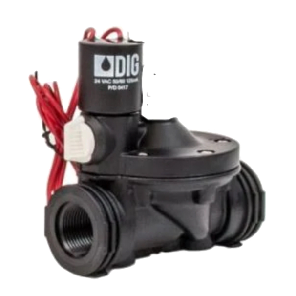 DIG Inline AC Valves w/ 24 VAC solenoid
