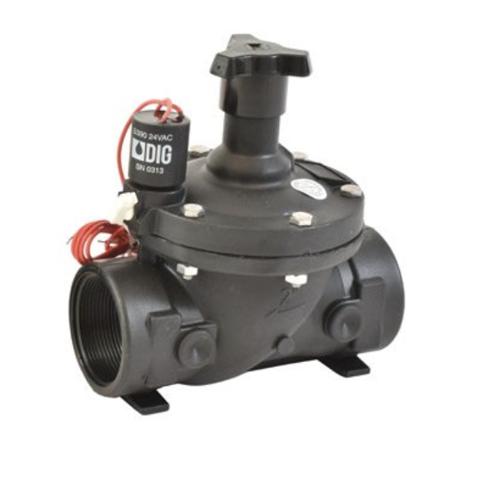 DIG Inline AC Valves w/ 24 VAC solenoid