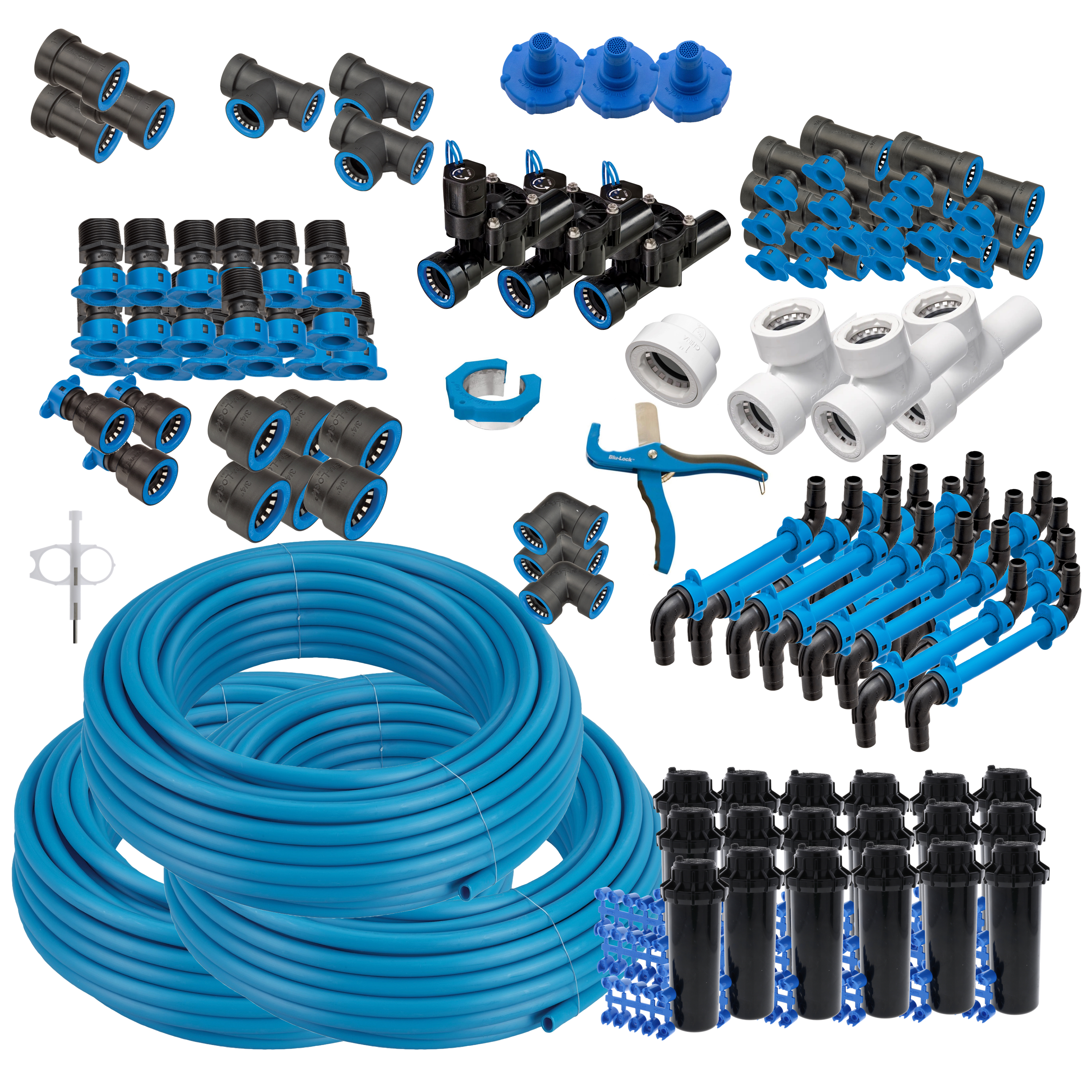 Drip Depot Blu-Lock 1" Sprinkler Kit