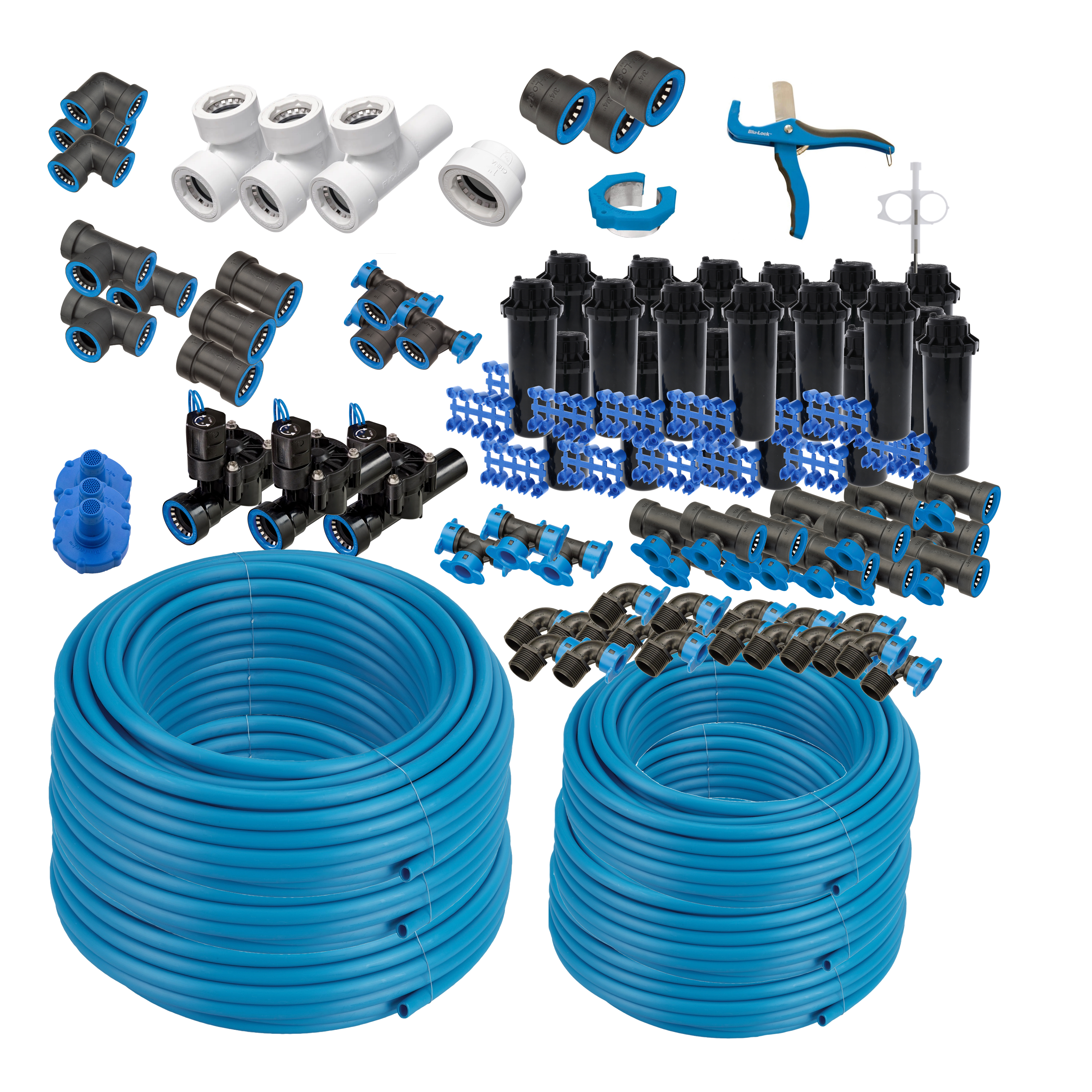 Drip Depot Blu-Lock 1" & 1/2" Sprinkler Kit