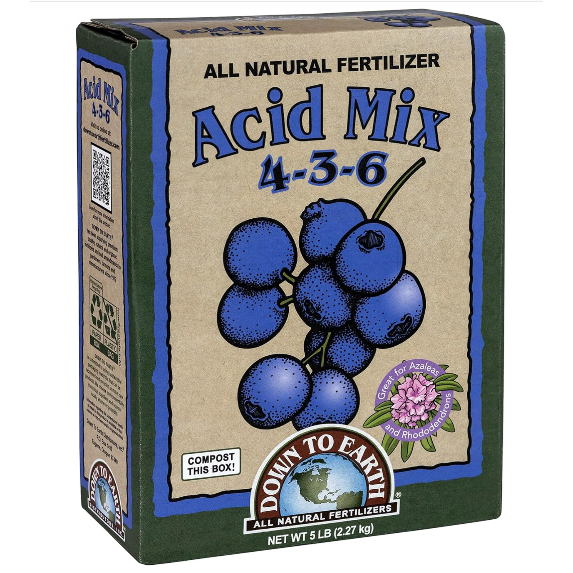 Down To Earth Acid mix 4-3-6