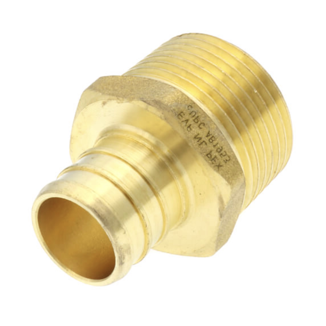 Drip Depot Brass PEX-B Barb x MPT Adapter