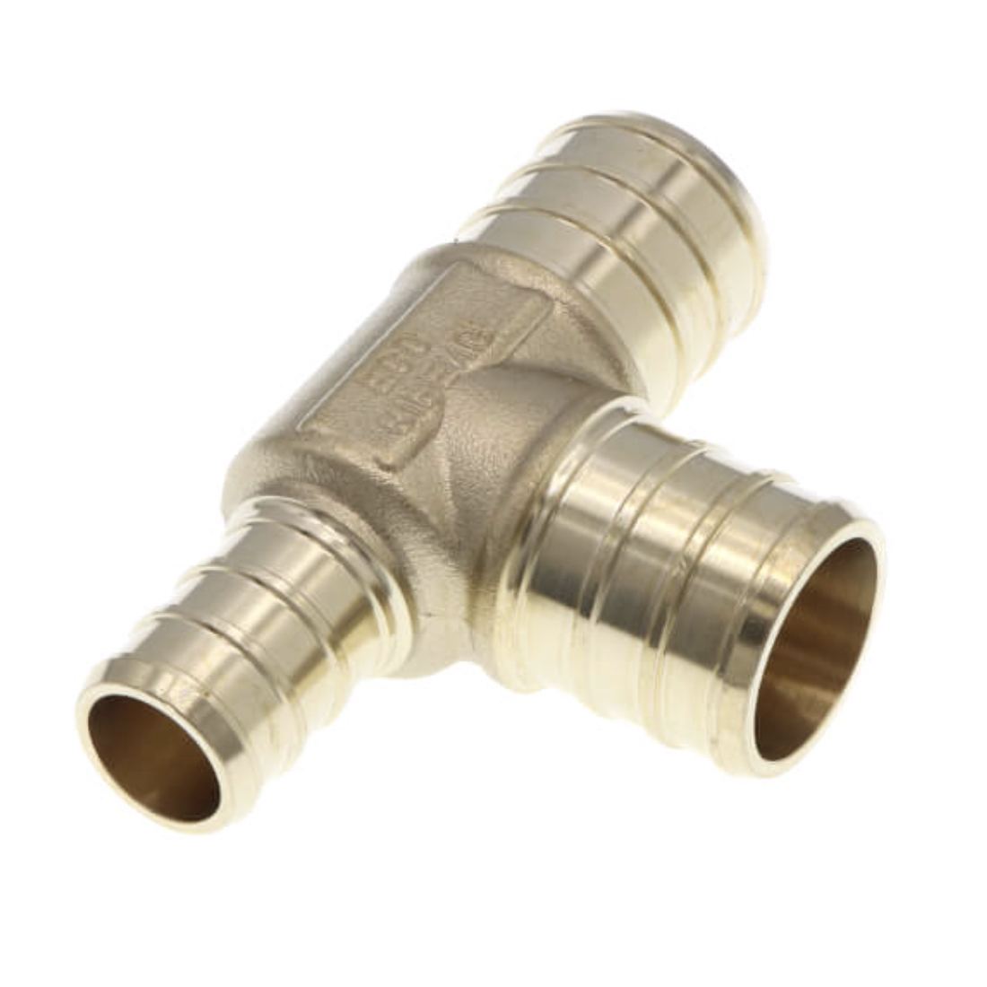 Drip Depot Brass PEX-B Barb Reducing Tee
