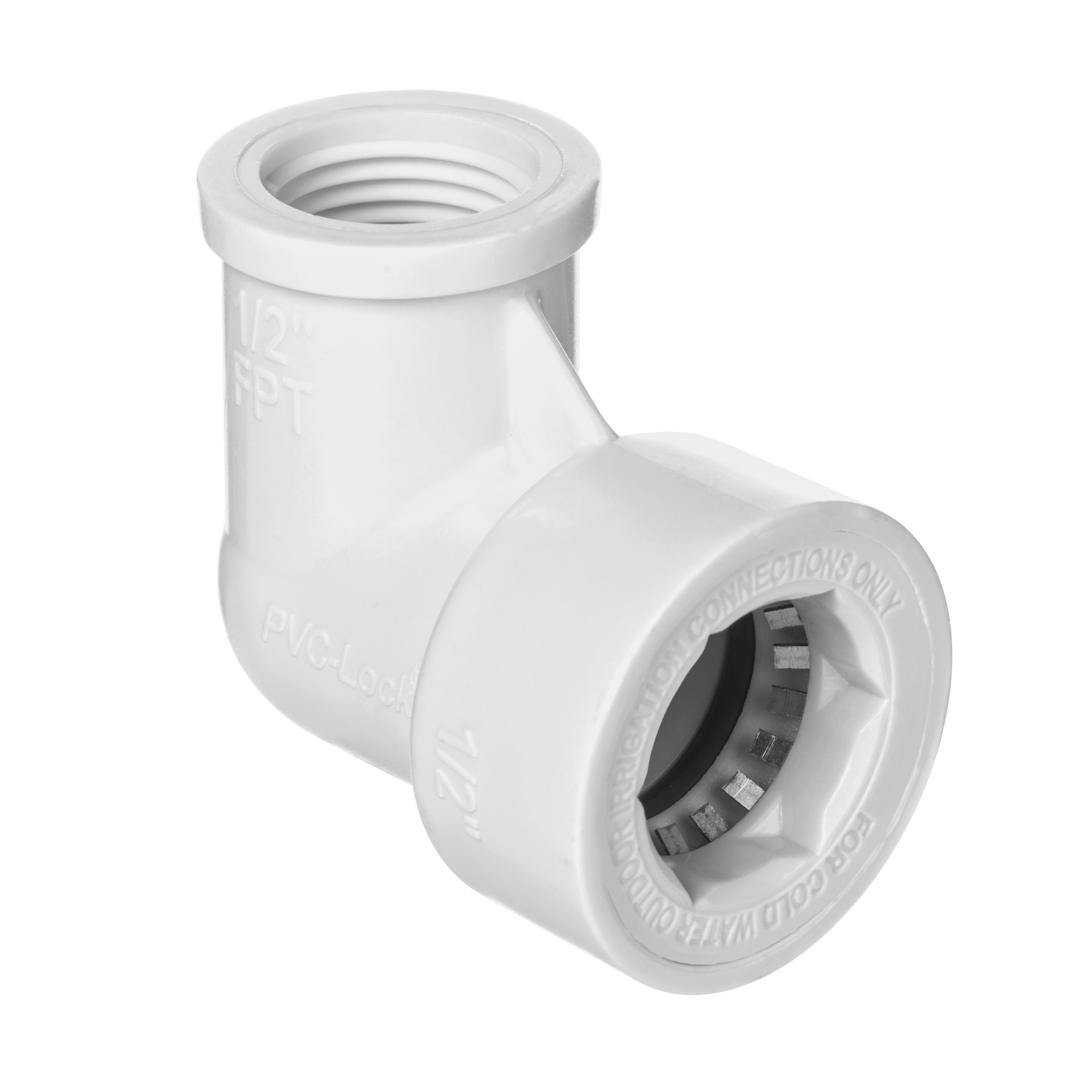 PVC-Lock 90 Elbow Adapter - PVC-Lock x FPT - Size : 1/2" PVCL X 1/2 ...